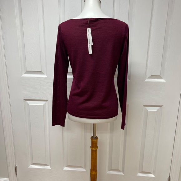 The Cashmere Project - California Cashmere Shirttail Crew - Size M - NEW. - Picture 9 of 15